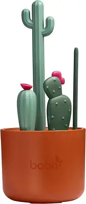 BOON Cacti Bottle Cleaning Brush Set 4pcs Terracotta