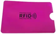 10 Pack RFID Blocking Sleeves–NFC Anti Scan Credit Card ID Holders, Pink Color