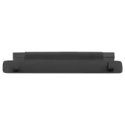 Brunswick Cabinet Pull With Backplate Matt Black Ctc160Mm
