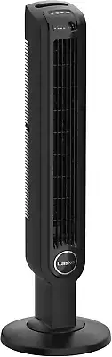 Oscillating Tower Fan, Remote Control, Timer, Dark Mode, 4 Speeds, for Bedroom,