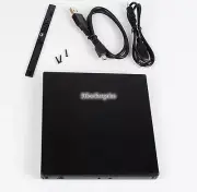 USB 2.0 External Enclosure Case Caddy For 9.5mm SATA CD / DVD ROM Optical Drive