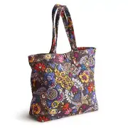 Vera Bradley Premium Cotton Original Tote Colorful Bouquet