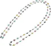 EPIGEIST Evil Eye Link Chain Enamel Eye Charm for DIY Jewelry Making for Necklaces Bracelets Versatile Crafting Accessory present for Friends Family