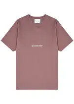 Mki Miyuki Zoku Logo-print Cotton T-shirt - Mauve L