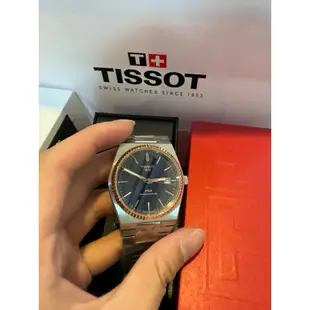 Tissot PRX 金框藍面配色 機械錶 鋼錶帶✨ 現貨一隻 當天出貨🔥