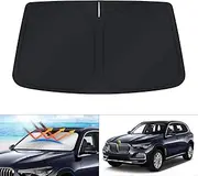 KUST Windshield Sun Shade for 2019-2023 BMW X5 Window Shade Sun Visor Protector Foldable Blocks UV Rays Keep Your Car Cooler