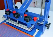 INTBUYING PCB Micro-Registration Screen Printing Press Machine Blue Color