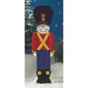 Large Wooden Soldier/Sentry Holiday Woodworking Blueprint Plan