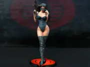 Baroness Statue 3D Print Unpainted/Unassembled