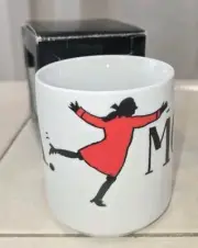 Vintage Thun Karlovarsky Porcelan W.A. Mozart Mug Czech Republic Art Praha NIB