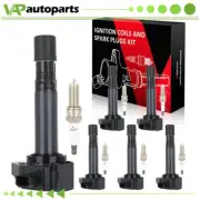 6 For 2016 2017 2018 2019 Honda Pilot 3.5L V6 Ignition Coil & Spark Plug (for: Honda)