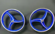 Pair of 20" Bicycle Wheels Set Blue 3 SPOKE FOR GT DYNO HARO Expedite