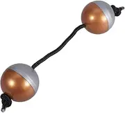 LALADEFIEE Fashionable Rhythm Maracas Double African Percussion Music Instruments for Concerts Parties