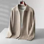 Men's Sweater Knitted Cardigan In Autumn And Winter Pure Wool Casual Coat