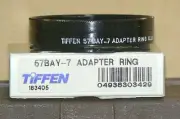 Tiffen 57 Bay-7 Bayonet Mount Lens Adapter with Retaining Ring "New Old Stock"