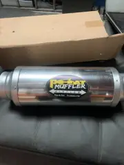 Phat Filter System Air Flow , 7" X 29” Mini Muffler, Silver