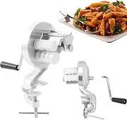 Cavatelli Maker Machine Manual Macaroni Maker Aluminum Alloy Noodle Makers for Portable Hand Cranking Pasta Maker Machine for Making Italian Pasta Noodles and More
