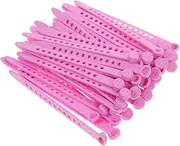 VICASKY 50pcs Perm Rods Hair Rollers Curling Strip Perm Bar Home Hair Styling Tool Random Color