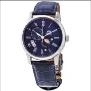 Orient Sun and Moon Version 3 Automatic Blue Dial Men's Watch Leather FAK00005D