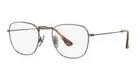 Ray-Ban Titanium Reading Glasses RB 8157V FRANK 1223 51-20 Antique Silver Frames