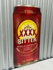 XXXX BITTER BEER CAN LARGE METAL SIGN DIE CUT 3D DESIGN