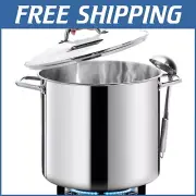24 Quart Stainless Steel Stock Pot with Tempered Lid - Bring Out Your Inner Chef