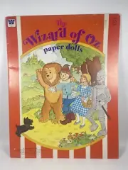 Vintage NOS Whitman Paper Doll Book #1987 The Wizard of Oz Uncut, Copyright 1976