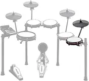 Alesis Drums Nitro Max Expansion Pack - Electric Drum Kit Expansion for Nitro Max with Mesh Tom Pad, 10" Cymbal with Choke and Connection Cables