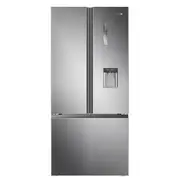 Haier 489 Litre French Door Refrigerator - Brushed Silver