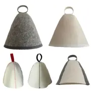 Sauna Accessory Thickened Wool Felt Hat to Keep Your Head Warm and Cozy