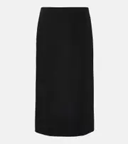 [The Row] The Row Kassie wool skirt AU 8 black