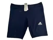 Adidas Men’s Techfit Aeroready Training Tights Compression Shorts-Navy-2XLarge