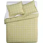Crate & and Barrel TAZA CITRON TWIN Duvet Cover & 1 Euro Sham! New in Package!