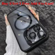 Shockproof MagSafe Case for iPhone 16 15 14 13 12 11 Pro Max Plus Lens Protector