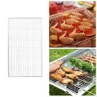 New Steel BBQ Grill Grate Grid Wire Mesh Rack Cooking Net Replacement N9X4