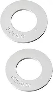 Oshhni 2 Pieces Fractional Micro Weight Plates Additional Plates Barbell Attachments Change Weight Plates for Gym Strength Training