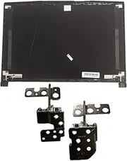 Compatible for MSI GF65 Thin 9SD/GF65 Thin 9SE/ 9SEXR(MS-16W1) Rear Lid TOP Case Laptop LCD Back Cover/LCD Bezel Cover/LCD Hinges L&R (Color : A and Hinges)