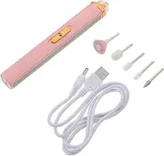 VINTORKY 1Set Electric Nail Drill Machine Manicure Rechargeable Nail Shaper for Professional and Home Use Ergonomic Design Low Noise for Natural Gel Nails