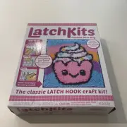 Latch Kits Cupcake Mini Rug Latch Hook Craft Kit 12in X 11in