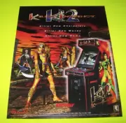 Killer Instinct 2 Arcade FLYER Original NOS 1995 Video Game Art Vintage Promo