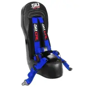 RZR Bump Seat & Blue Harness w/Auto Buckle Polaris XP 1000 Turbo S 900/1000