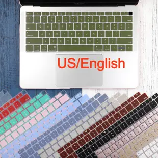 純英文鍵盤膜 MacBook Air 13純色pro air 11.6 12 13.3 15.4 16吋 A2251
