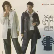 Burda Sewing Pattern 7957 Uncut & Factory Folded Size: 18 to 32 Jacket