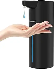[Aunmaon] Automatic Soap Dispenser Touchless,15 Levels Simple Physical Adjustment Hand Soap Dispenser,Low Battery Consumption Dish Soap Dispenser Kitchen Bathroom,Auto Soap Dispenser Hands Free