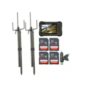 Stealth Cam SD Card Reader and Viewer with 4.3 Inch Touchscreen 2 Pack Bundle
