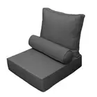 AD003 Medium Pipe Trim Outdoor Deep Seat Back Rest Bolster Insert Slip Cover Set