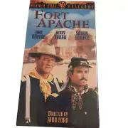 Warner Brother Westerns Fort Apache Sealed VHS John Wayne Hendry Fonda Shirley T