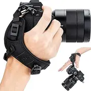 JJC Mirrorless Camera Wrist Hand Strap Grip for Fuji Fujifilm XS20 XT5 X-T5 X-H2S XH2 for Leica Q3 for Canon EOS R8 R6 Mark II R10 R7 R3 R5 C R6 R RP M50 II for Nikon Zf Z8 Z30 Z fc Z6III Z7 II Z50