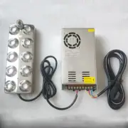 10 head Ultrasonic mist maker fogger humidifier + transformer 220V Fog Making