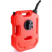 VEVOR Gas Can, 2.64 Gallon/10L, Fuel Tank with Spout and Lockable Bracket, Storage Gasoline Container, Auto-Off Function & Adjustable Flow Rate, Compa